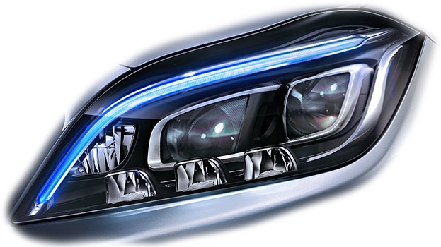 Mutlibeam LED ajovalot