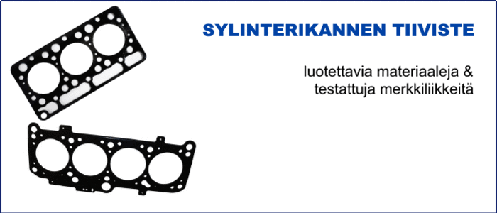 Tilaa sylinterikannen tiiviste turvallisesti